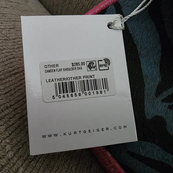 Kurt Geiger Wild Animal Print Leather & Calf Hair Shoulder Bag - New With Tags - Picture 8 of 15